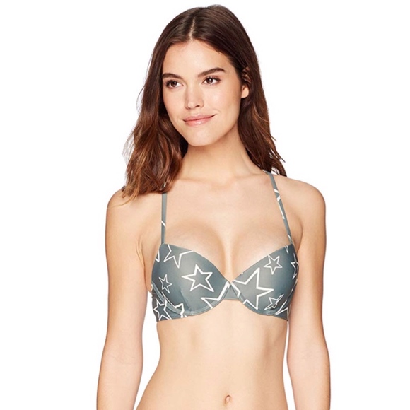 Mae Push-up Plunge Bikini Top NWT Sz. Md - Picture 2 of 5